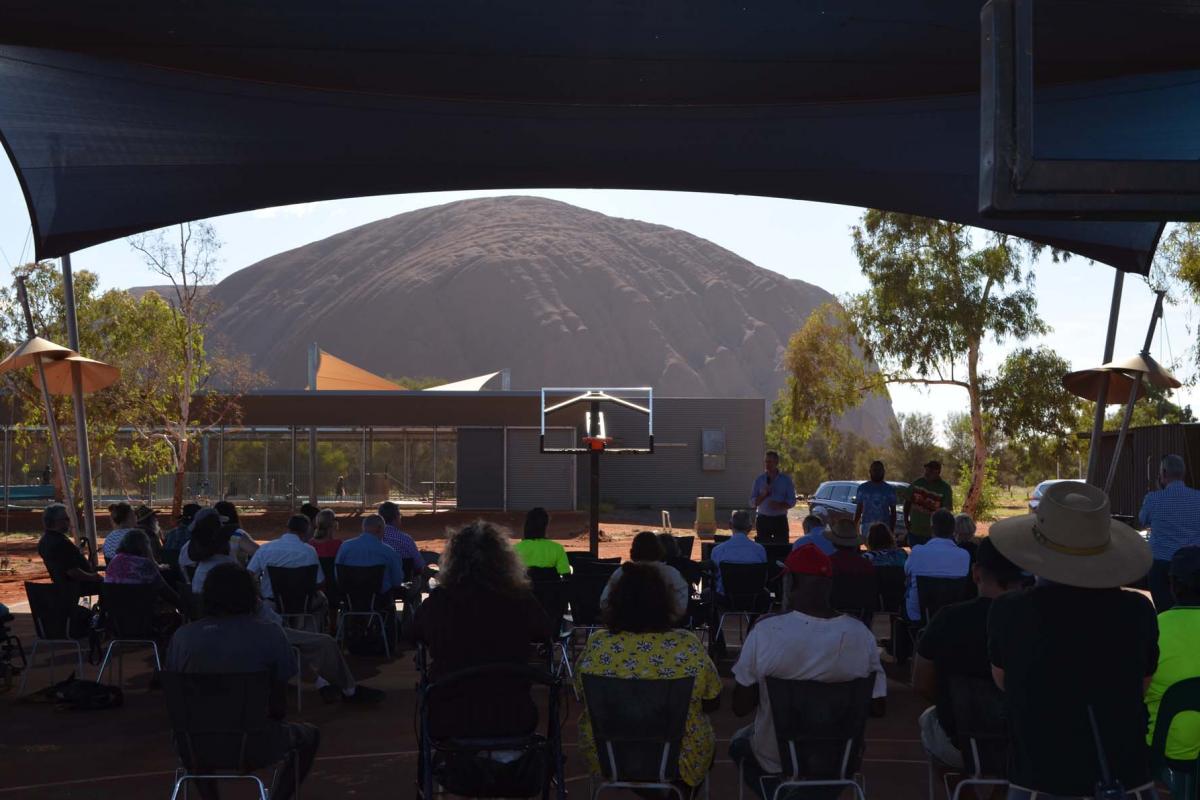 ​Mutitjulu township lease signing ceremony 16 March 2017