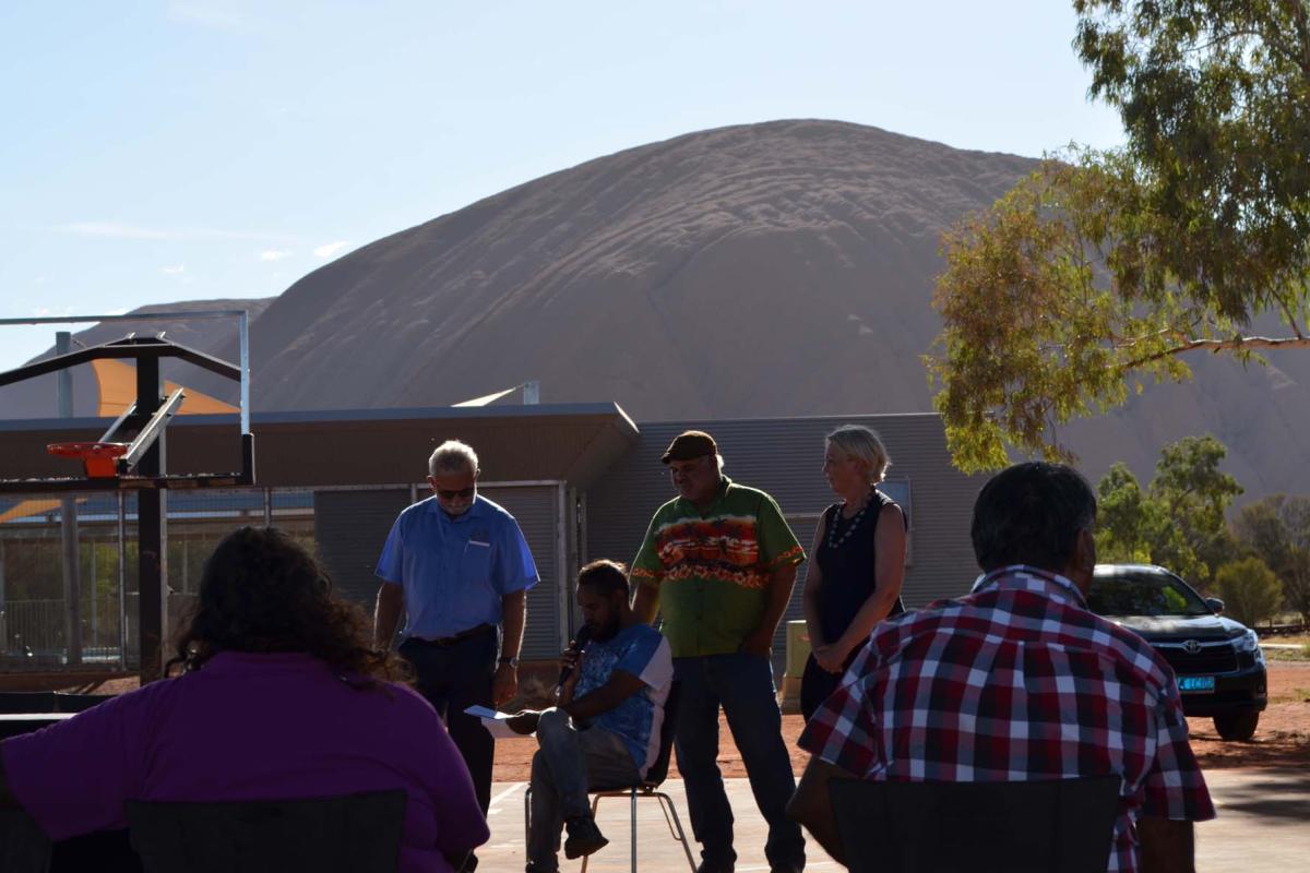 ​Mutitjulu township lease signing ceremony 16 March 2017