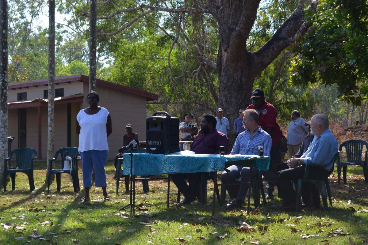 ​Pirlangimpi township lease signing ceremony 26 June 2017