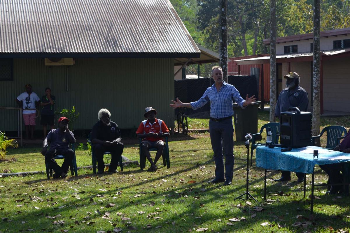 ​Pirlangimpi township lease signing ceremony 26 June 2017