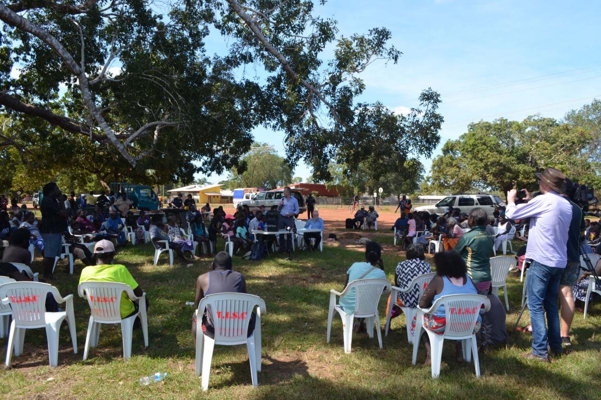 ​Wurrumiyanga rent payment ceremony 26 June 2017