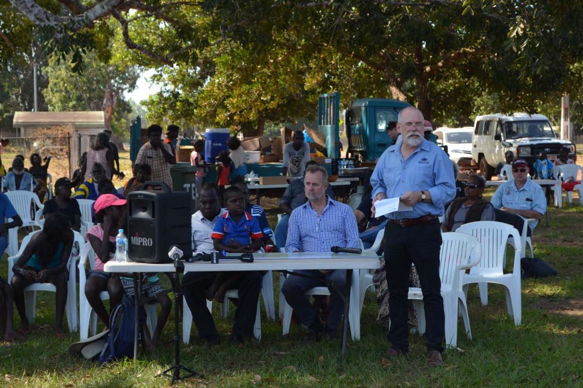 ​Wurrumiyanga rent payment ceremony 26 June 2017